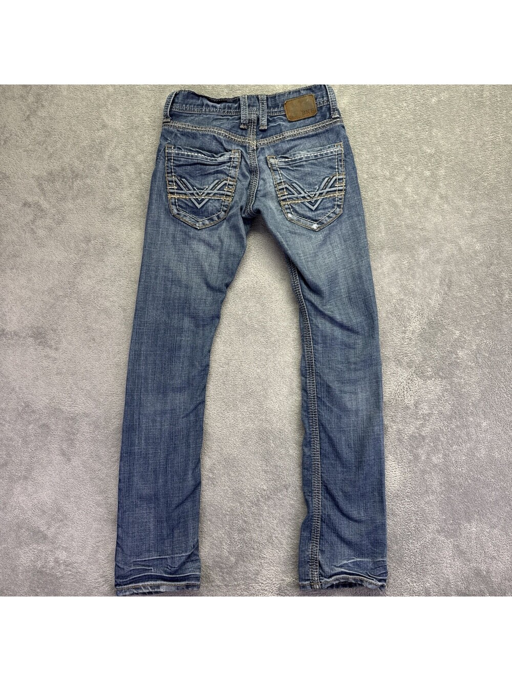 BKE Aaron Jeans Mens 24S Straight Leg Medium Wash